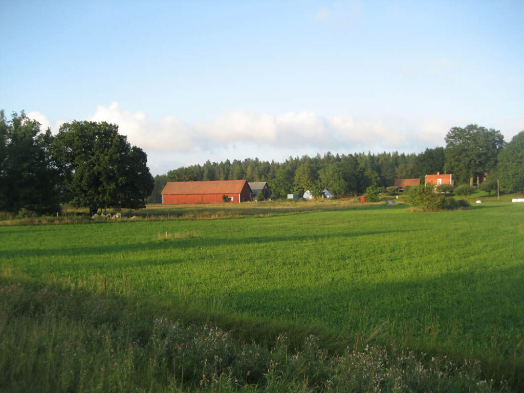 Die Landschaften in Süd-Schweden sind grün und ruhig.