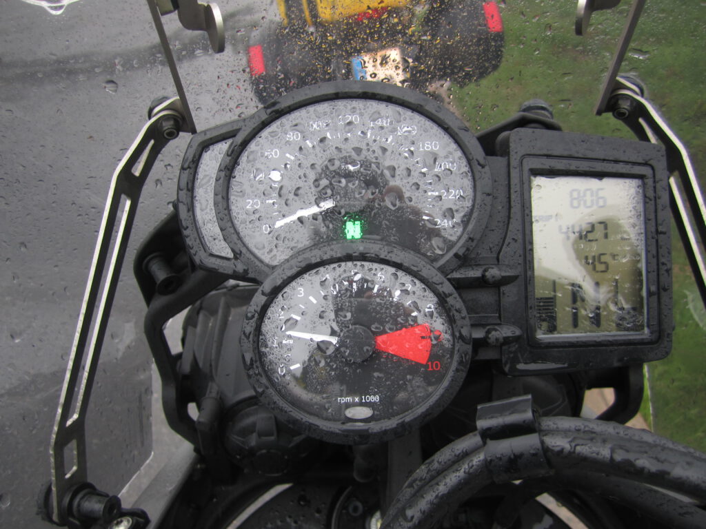 Mit dem Motorrad zum Nordkapp - Kalt und Regen