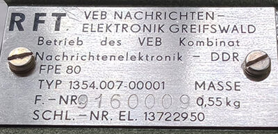 Der RFT Greif
