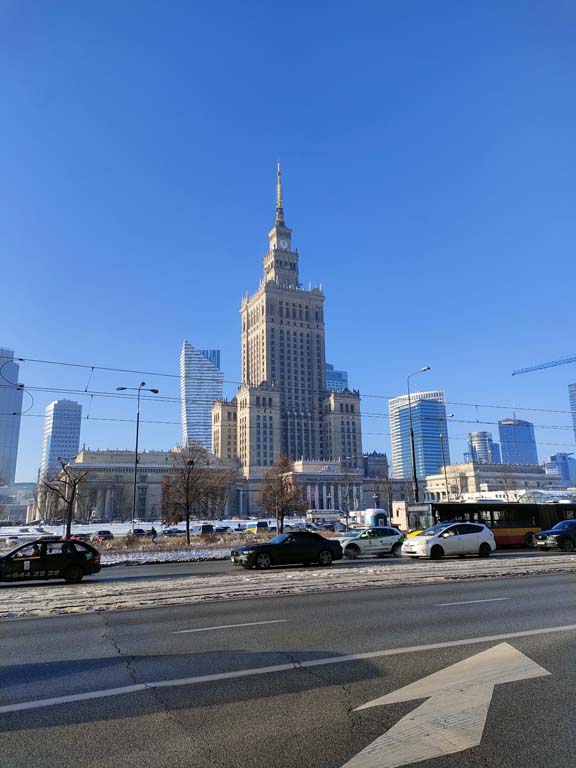 Warschau Dezember 2022 - Kalt aber sonnig