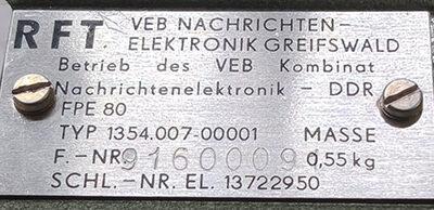 Der RFT Greif
