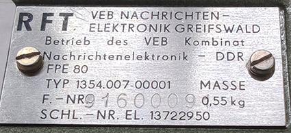 Der RFT Greif